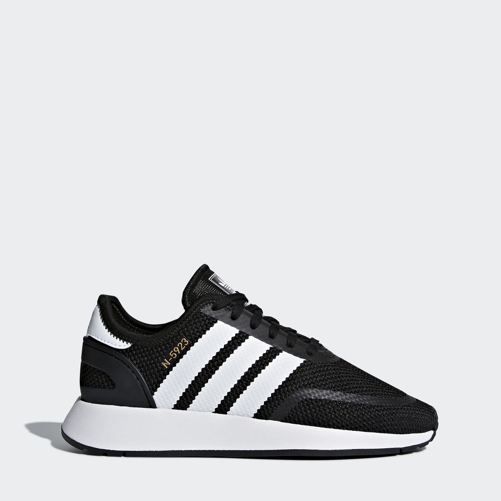 Adidas N-5923 - Originals για αγορια - Μαυρα/Ασπρα/Γκρι,Μέγεθος: EU 27 – 39 1/3 (392QOZWA)